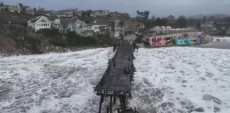 Dëme të shumta në bregdetin e Kalifornisë pas stuhive masive, ndërsa priten të tjera