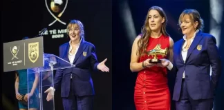 “Isha vetëm 10 vjeç kur babai më mori për dore…” emocionon Kryetarja e Futbollit për femra, Anila Basha i dorëzon trofeun Megi Doçit: Tronditi rrjetën e Real Madrid