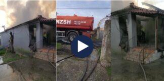 Përfshihet nga flakët banesa mëngjesin e sotem