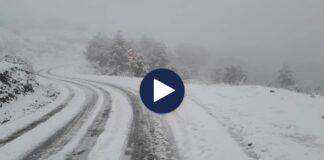 Mot i ndërthurur në Korçë/ Reshje bore dhe shiu, dëmtohen çatitë e tre shkollave