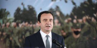 Kurti: Në vend të një memoriali për viktimat shqiptare, Serbia po zhvillon stërvitje