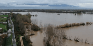 Situata në Shkodër/ 1400 hektarë tokë e përmbytur, 15 shtëpi në ujë