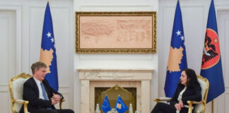 Osmani pret në takim shefin e EULEX-it, diskutojnë për zhvillimet e fundit në veri