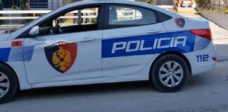 Aksident, makina e policisë përplaset me “BMW”-në