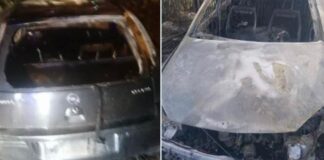 Gjenden 3 makina të djegura