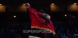 Gjunjëzon amerikanin në vetëm 3 raunde, Prenga ngre lart dy tituj kampion bote