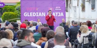 Gjiknuri dhe Llatja bashkëbisedim me banorët e lagjes “Kongresi i Elbasanit”: Aksioma e votës më 14 Maj është bashki më e mirë, paga më të larta, pensione më të larta; Opozita nuk mund të ndalë zhvillimin”