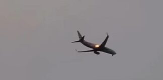 Shpendët goditën motorin e tij, avioni me pasagjerë përfshihet nga flakët në fluturim