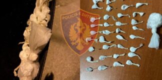 U kap me 40 doza kokainë, vihet në pranga 34-vjeçarja