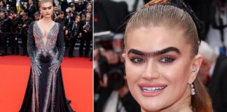 Modelja Sophia Hadjipanteli merr gjithë vëmendjen në Kanë, shkak vetullat e saj