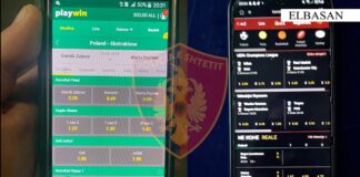 Vinte baste sportive me celular në lokal, arrestohet klienti/ Nën hetim administratori dhe pronari