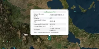 Tërmet 4.1 Rihter në Atalanti, ndihet edhe në Athinë