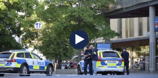 Sulm me armë pranë një qendre tregtare në periferi të Suedisë, vritet 15-vjeçari