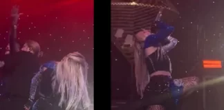 Incident edhe në koncertin e Ava Max, fansi ngjitet papritur në skenë dhe godet këngëtaren