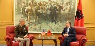 Begaj pret shefin e Byrosë së Gardës Kombëtare të SHBA-së