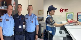 Gjeti një portofol me mijëra euro dhe e dorëzoi në polici, kursanti për Patrullë të Përgjithshme vlerësohet me Certifikatë Mirënjohjeje