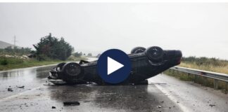 Aksident, plagosen shoferi dhe pasagjeri