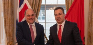 Peleshi vizitë në Britaninë e Madhe: Rritje e bashkëpunimit në fushën e mbrojtjes