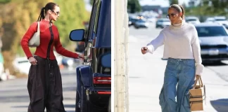 Pse vajzat e modës hoqën dorë nga xhinset? Trendi i pantallonave që papritur po i veshin të gjitha