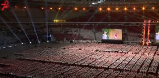 Indonezia thyen rekordin për performancën më të madhe me veglën tradicionale muzikore