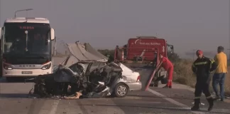 Aksident tragjik në aksin Athinë-Selanik/ Autobusi me turistë serb përplaset me dy automjete, 4 viktima, 47 të plagosur