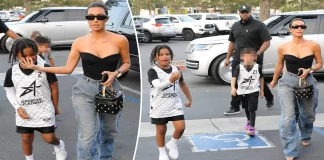 U tregoi gishtin e mesit paparacëve, Kim Kardashian qorton ashpër të birin 7-vjeçar