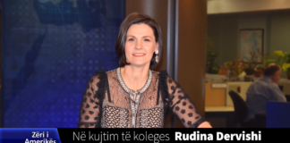Ndahet nga jeta gazetarja e Zërit të Amerikës, Rudina Dervishi