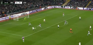 Magjia e Ernest Muçit! Sulmuesi kuqezi shënoi golin e tretë ndaj Aston Villa në Europa League