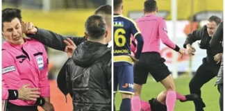 Goditi me grusht arbitrin në Turqi, reagon Federata dhe Erdogan: Pezullohet futbolli