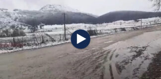 Dëborë dhe ngricë në Librazhd, disa fshatra pa energji elektrike