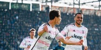 Sulmi sjell fitoren, Juventusi thyen Frosinonen dhe i bën presion Interit