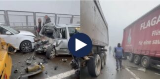 Aksident zinxhir në Kosovë, 14 makina dhe kamionë të përfshirë