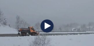 Temperatura -8 gradë dhe reshje bore në zonat malore, ARRSH: Borëpastrueset vazhdojnë punën