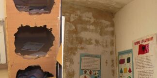 Kaldaja e shkollës nuk punon, nxënësit ngrohen me reflektorë!