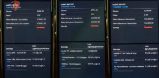 Baste sportive nëpërmjet celularëve, bien në pranga katër persona