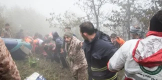 FOTO të dhimbshme nga helikopteri i bërë copash! Vazhdon puna në vendin e përplasjes ku mbeti i vdekur presidenti iranian