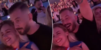 Heidi dhe Romeo më të dashuruar e kurrë, shijojnë në Tiranë koncertin e Alban Skenderajt