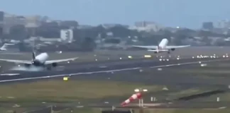 VIDEO/ Momente terrori në aeroport, dy avionë rrezikojnë përplasjen në pistë