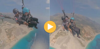 “Lart në qiell”, zv.kryeministrja Balluku fluturon me parashutë mbi detin magjepsës të jugut