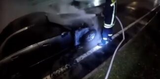 Merr flakë në ecje, digjet plotësisht “Benzi”! Dyshohet se…