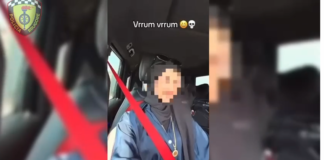 “Vrrum vrrum”/ Me shpejtësi marramendëse në autostradë, çifti i njohur Hati dhe Jashari gjobiten dhe u sekuestrohet “bisha” luksoze