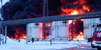 Agresioni rus, dronët ukrainas sulmon një depo nafte në Krime