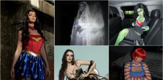 FOTO/ Nga “Madame-Web” te “Wonder Woman”, si u veshën vajzat e showbizz-it shqiptar për festën e Halloween-it