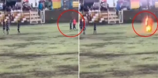 Futbollisti humb jetën nga rrufeja gjatë ndeshjes në Peru