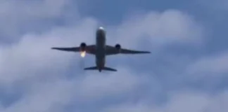 Momente paniku në aeroportin Fiumicino të Romës, motori i avionit merr flakë sapo ngrihet nga pista