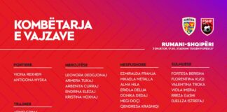 Grima fton 20 futbolliste për miqësoren ndaj Rumanisë, 3 prej tyre veshin fanellën kuqezi për herë të parë