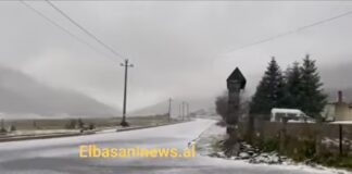 Nisin reshjet e para të dëborës edhe në qarkun e Elbasanit, zbardhet Parku Kombëtar i Shebenikut