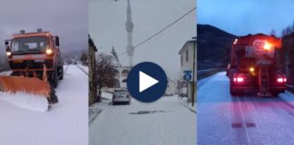 Banorët e Kukësit dhe Hasit zgjohen me dëborë, në disa zona nuk ka energji elektrike