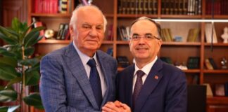 Alfred Moisiu feston 95-vjetorin/ Bajram Begaj: Në adoleshencë u bëtë pjesë e Ushtrisë Nacional Çlirimtare, keni dhënë kontribute të çmuara për vendin