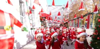 Krishtlindjet dhe festat e fundvitit tek fëmijët; Llatja përcjellë atmosferën nga Kopshti Nr.11